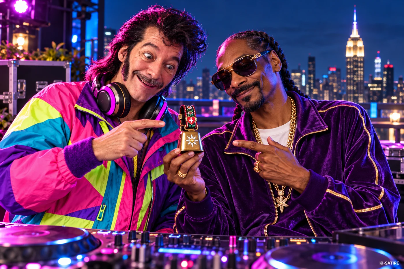 AI-Montage: DJ RON.NY mit Snoop Dogg
