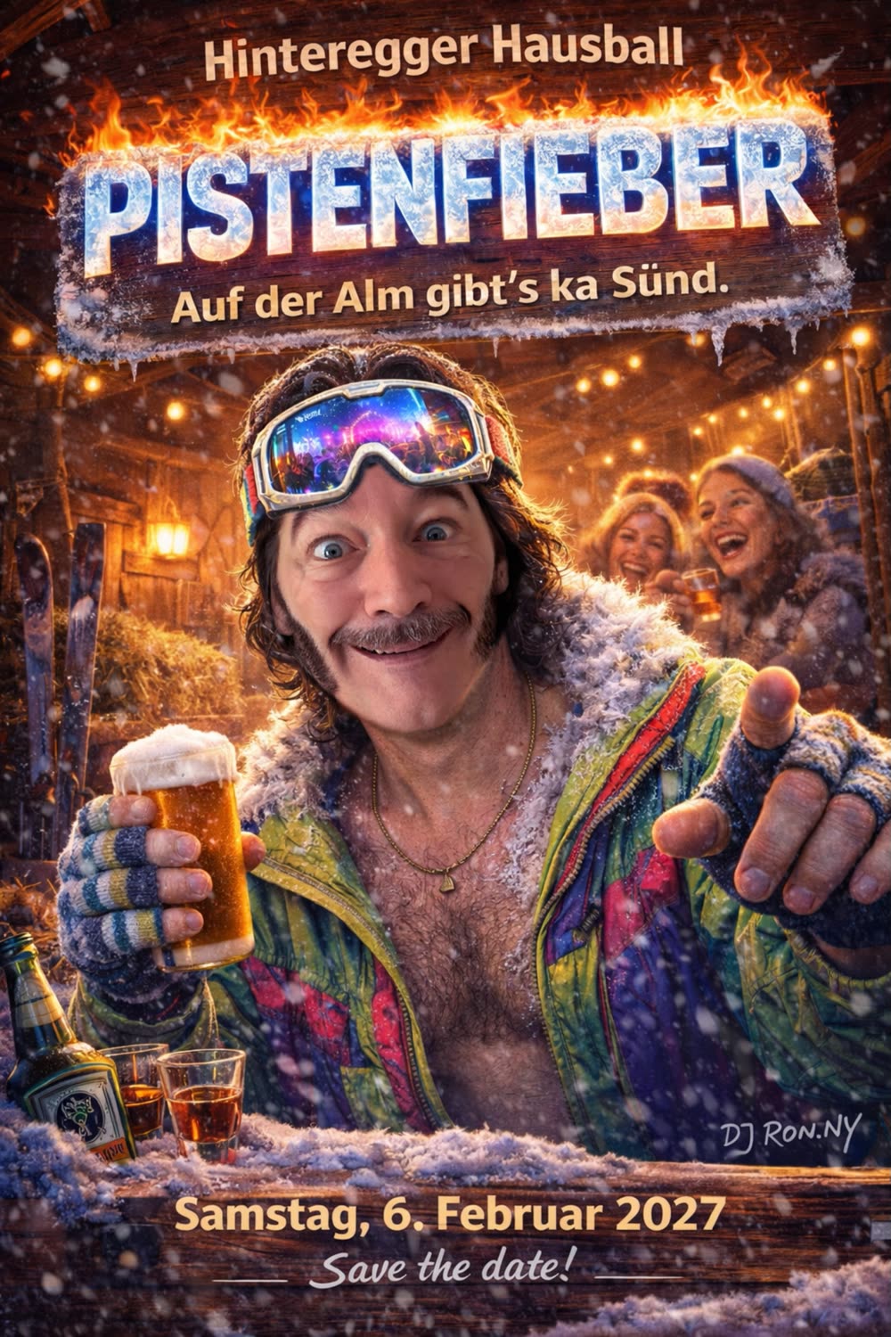 Pistenfieber – Hinteregger Hausball am Samstag, 6. Februar 2027